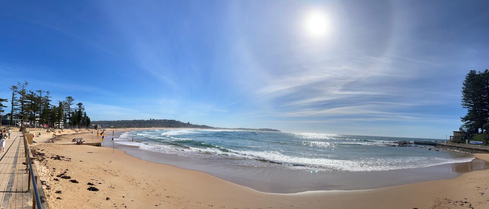 Curl Curl Beach — golden sand, blue water, Northern Beaches Sydney